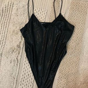 Snake skin bodysuit